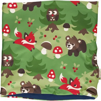 Nákrčník Dětský nákrčník zimní Lesní zvířátka a houby Maxomorra Velikost: 52/54