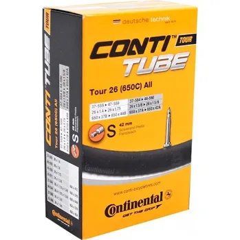 Duše na kolo Duše Continental Tour 26 x 1,4 - 26x1.75 (37-47/559) galuskový v.