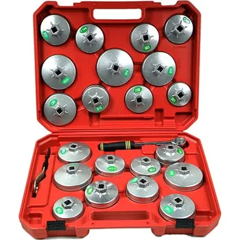 Olejový filtr Silver Klíče na olejový filtr, sada ALU klíčů na olejové filtry 23ks