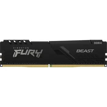Operační paměť Kingston FURY Beast/DDR4/16GB/3600MHz/CL18/1x16GB/Black