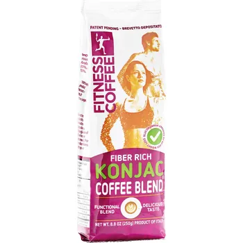Recenze Fitness Coffee Konjac Coffee Blend pražená 250 g Káva Recenze Fitness Coffee Konjac Coffee Blend pražená 250 g