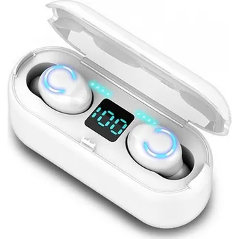 MXM Bluetooth TWS F9-5C, bílá