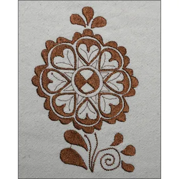 Nákupní taška Slovácká ECO vyšívaná taška Rúža Barva: přírodní