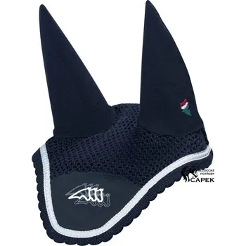 Čabraka pro koně Náušníky Equiline -CUDEC- - Černá/006 - Full