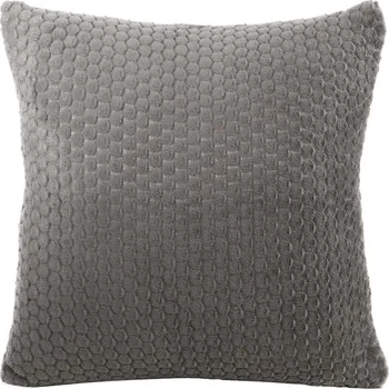 Polštář Polštář CARLA mikrovlákno šedá Mybesthome 40x40 cm Varianta: Povlak na polštář s výplní, 40x40 cm