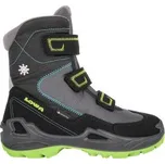 Lowa Milo GTX HI Kids schwarz/türkis černá 26 EU