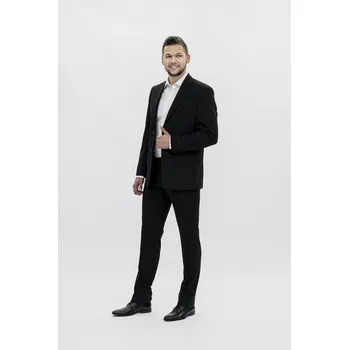 Pánské sako Oblekové sako 11B008 90 Barva: Černá, Velikost: 25, Střih: REGULAR FIT