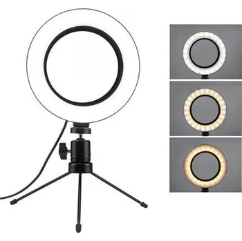 Mobilní telefon Kruhové LED světlo na selfie - průměr 16cm