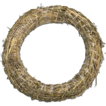 slámový věnec 20 cm