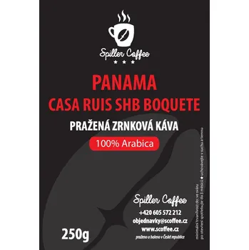 Káva káva Spiller Coffee Panama SHB Boquete Casa Ruiz 250g