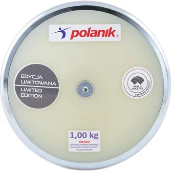 Bazénová chemie Polanik Disk plastový - hmotnost 1 kg , certifikace IAAF I-11-0493 CPD11-1