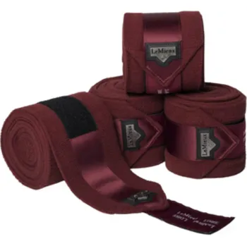 Ochrana nohy a ocasu LeMieux fleecové bandáže Rioja Satin