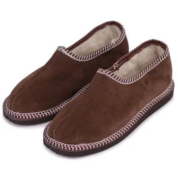 Pánské pantofle Vlnka Salašky hnědé