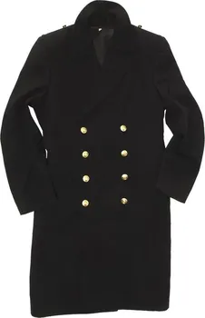 Pánský zimní kabát Bundeswehr Navy Bw se zlatými knoflíky modrý