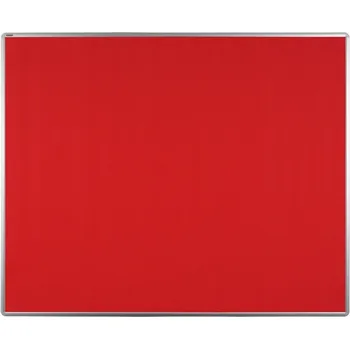 Kancelářský nábytek Textilní nástěnka ekoTAB červená 1500x1000 + doprava zdarma
