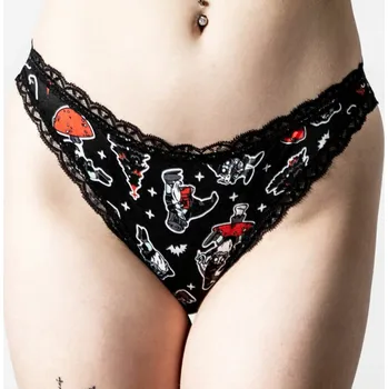 Kalhotky kalhotky dámské KILLSTAR - Gnomies - Black - XXL