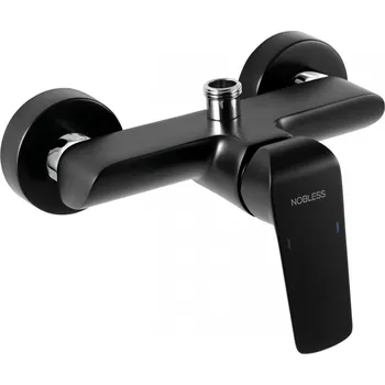 Vodovodní baterie Novaservis NOBLESS TINA BLACK sprchová nástěnná, 150mm, bez příslušenství.