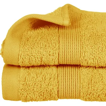 Ručník Atmosphera okrová bavlna ručník luxusní bavlna ručník s hustou vazbou