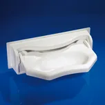 COMET Dvoudílné sklápěcí umyvadlo Killian - bílé lesk