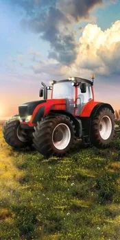 Faro Osuška 70 x 140 cm Traktor červený