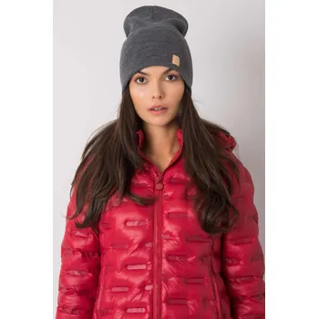 Čepice Dámská čepice s vroubkovaným vzorem model 2812 grafitová