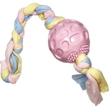 Hračka pro psa TPR Míč s bavlnou 7x35 cm