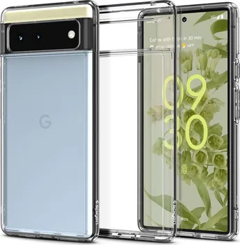 Pouzdro na mobilní telefon Spigen Ultra Hybrid Clear pro Google Pixel 6 transparentní