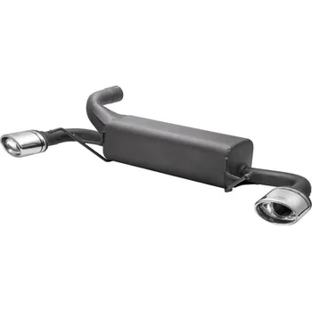 Zadní díl výfuku ULTER SPORT Sportovní výfuk OPEL Astra J 2010-2015,2x duplex koncovka oválná 120×80mm Vyberte motor: 1,6 CDTi 81kW HATCHBACK 5D