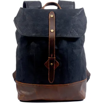 Městský batoh Glara Nepromokavý plátěný batoh v retro designu 474775