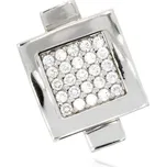 Zlatnictví Helios Přívěsek z bílého se zirkony