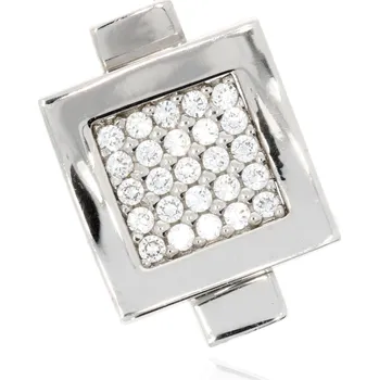 Přívěsek Zlatnictví Helios Přívěsek z bílého se zirkony