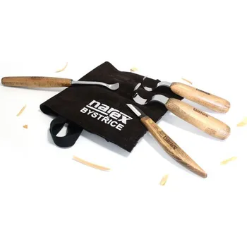 Pracovní nůž Narex Bystřice Profi 899501 Řezbářská souprava na lžičky 4 ks