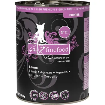 Krmivo pro kočku Catz finefood Purrrr No.111 jehněčí 6x400g