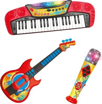 Hudební nástroj pro děti MaDe Souprava hudebních nástrojů 3v1