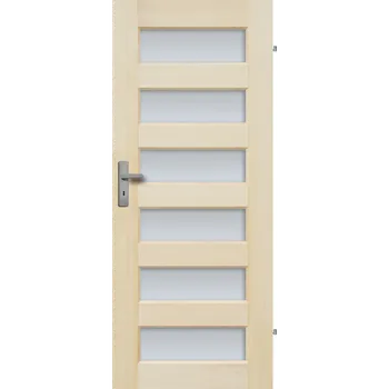 Interiérové dveře Interiérové dveře Radex dřevěné MANHATTAN 6S Šířka dveří: 90 cm, Otvírání dvěří: Pravé