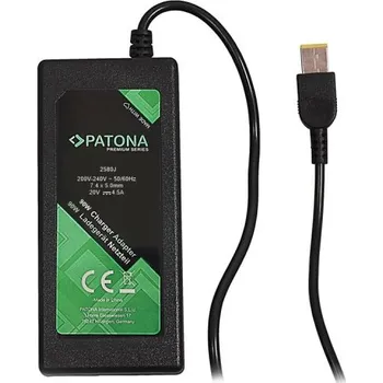 Adaptér k notebooku PATONA napájecí adaptér k ntb/ 20V/4,5A 90W/ Slim tip IBM/LENOVO PREMIUM/ délka kabelu 2,5 m PT2580
