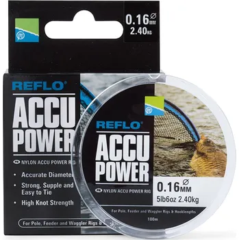 Vlasec Preston Innovations Accu Power Rig Mono 100m 0,10 mm