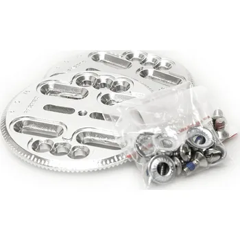 Vázání na snowboard náhradní díly SP Channel Disc Set Fastec 2 Alu/S.Lab - Silver one size