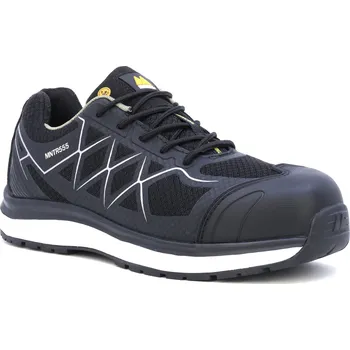 Pracovní obuv MONITOR SWEDEN Rebel S3 ESD černá pánská pracovní obuv 43