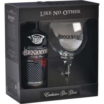 Likér Brockmans + sklenice 0,7 l 40 %