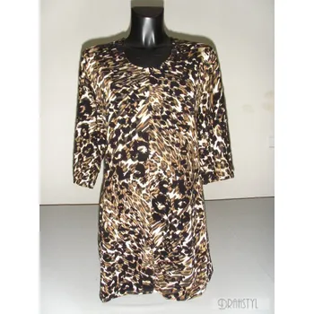 Dámská halenka Halenka PASUJA, Barva Hnědá, Velikost XXL 48, Materiál 94%Pes 6% Spandex