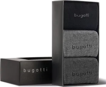Pánské ponožky Bugatti 6803X-610 3 páry černé