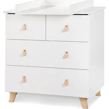 přebalovací pult a komoda Klups Noah komoda s přebalovacím pultíkem bílá