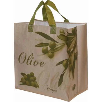 Nákupní taška Taška lamino 33l Oliva zelená