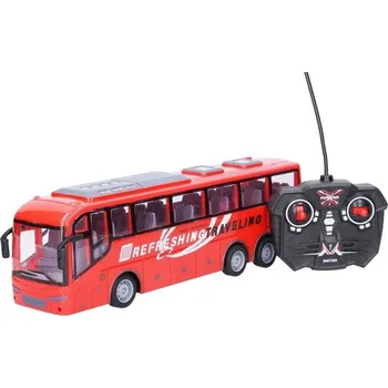 RC model auta Wiky Autobus RC na dálkové ovládání 1:30 červený