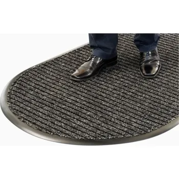 Rohožka Čistící rohož STRIPE se zaoblenou stranou 90 x 250 cm - Hnědá / rovnoběžně s delší stranou