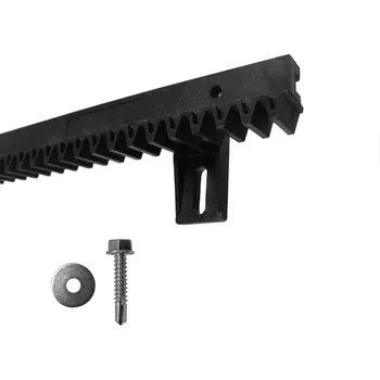 Hřeben plastový pro brány PVC+Fe, 27x20mm, L1m