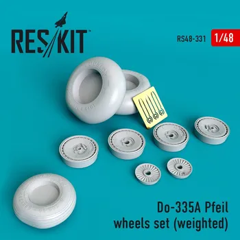 autíčko 1/48 Do-335A Pfeil wheels set (weighted)