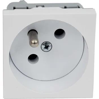 Elektrická zásuvka KOPOS KOLÍN KOPOS Zásuvka QUADRO QP 45x45 bílá QP 45X45_HB