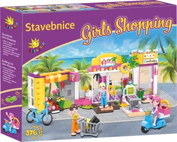 Stavebnice ostatní Kids World Girls Shopping 376 dílků